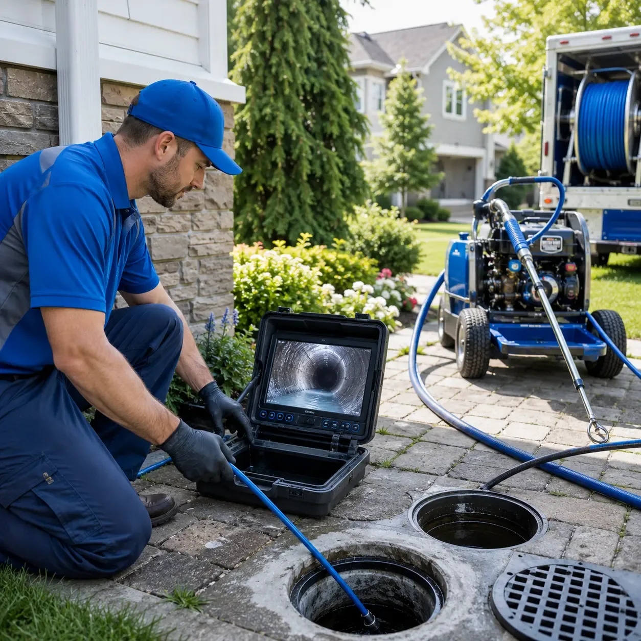 Outdoor drain cleaning professionals serving Greenville, MI
